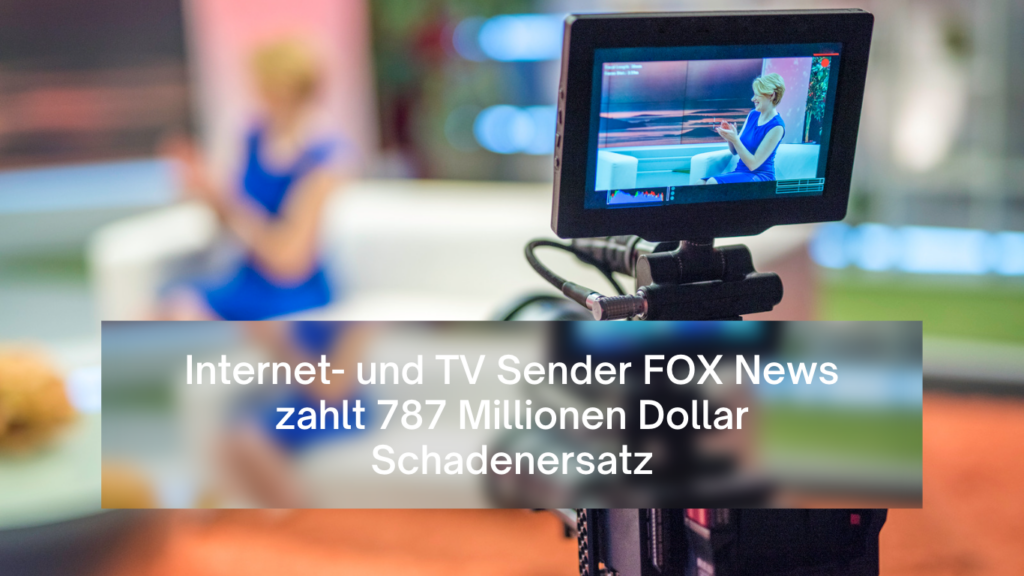 Dr. Schulte - Fox News Schadenersatz