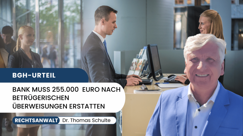 BGH Urteil Bankbetrug - Dr. Thomas Schulte