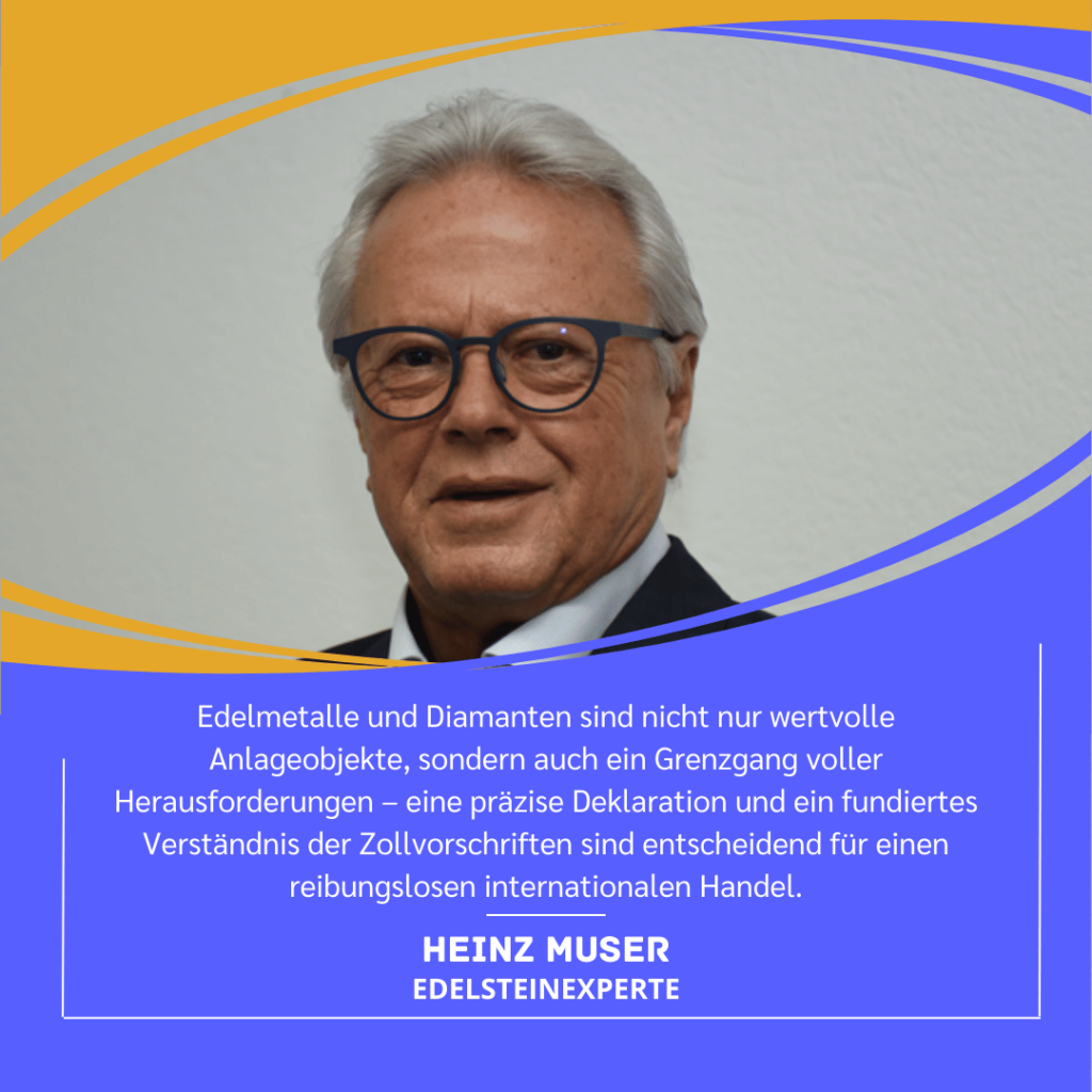 Edelmetalle und Diamanten als Anlageobjekte - Heinz Muser von Premium Diamonds