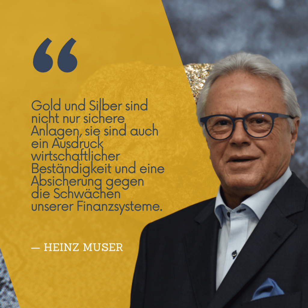 Gold und Silber als sichere Anlage - Heinz Muser von der EM Global Service AG