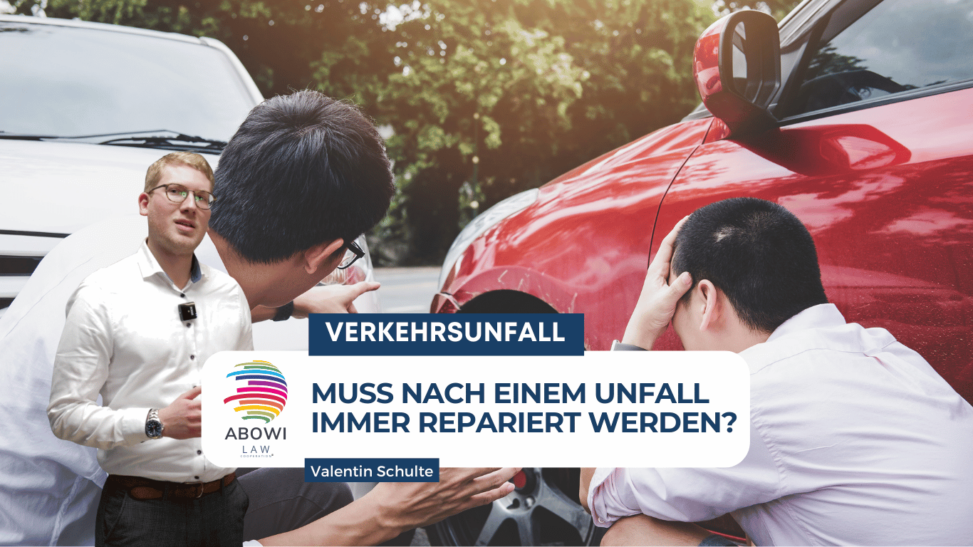 Verkehrsunfall- Muss nach einem Unfall immer repariert werden - ABOWI Law