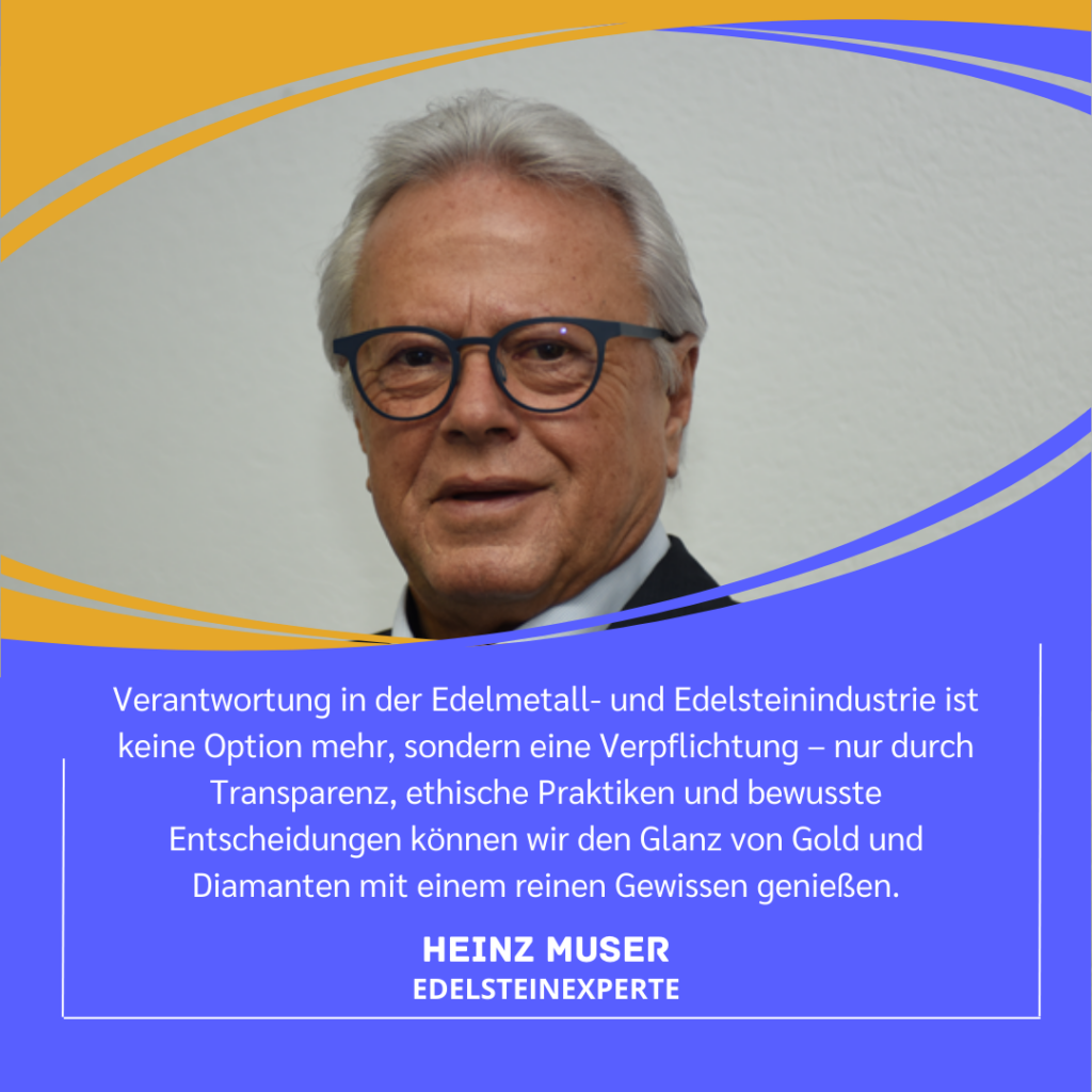 Verantwortung zeigen in der Edelsteinindustrie - Heinz Muser von Premium Diamonds