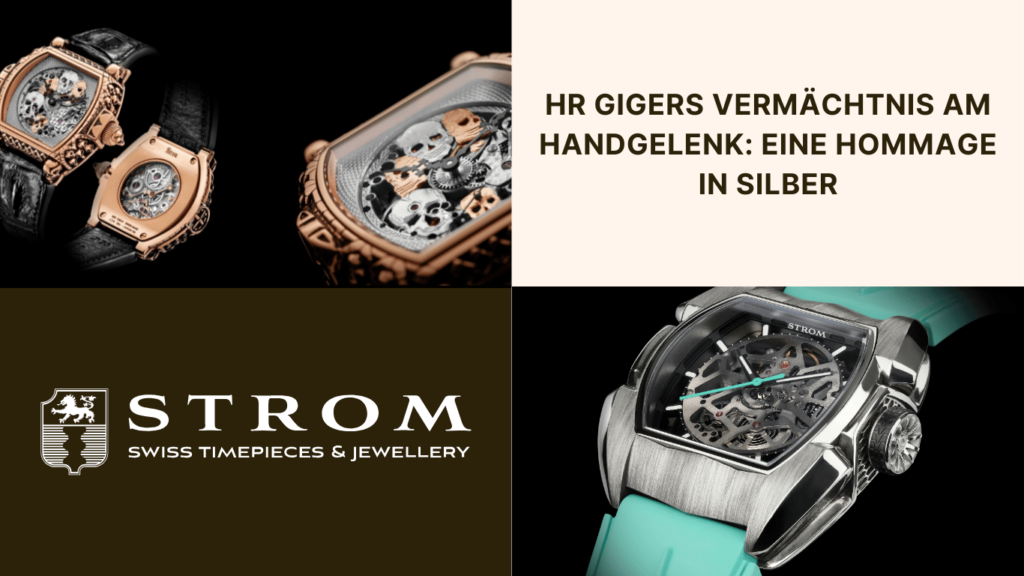 HR Gigers Vermächtnis am Handgelenk- Eine Hommage in Silber - Strom Prestige Swiss Timepieces AG