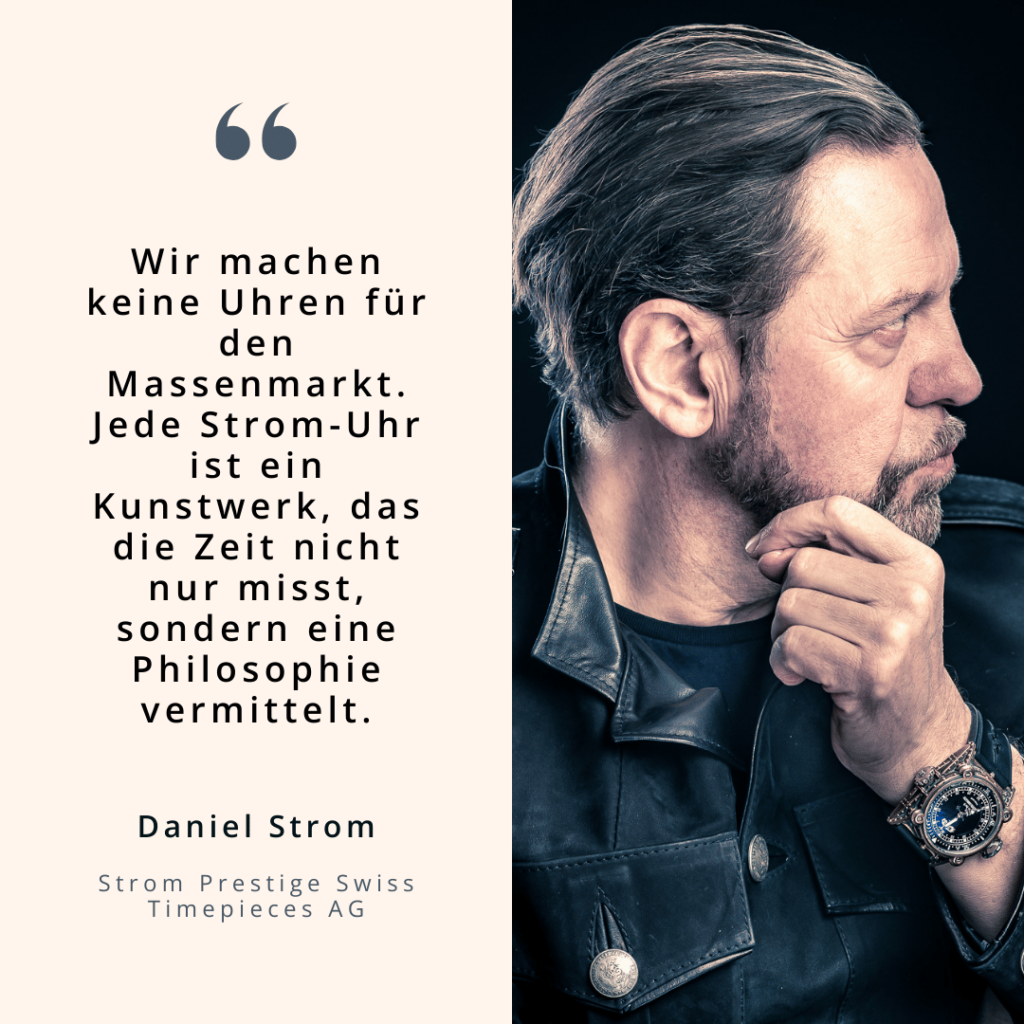 Luxusuhren als Kunstwerk - Daniel Strom