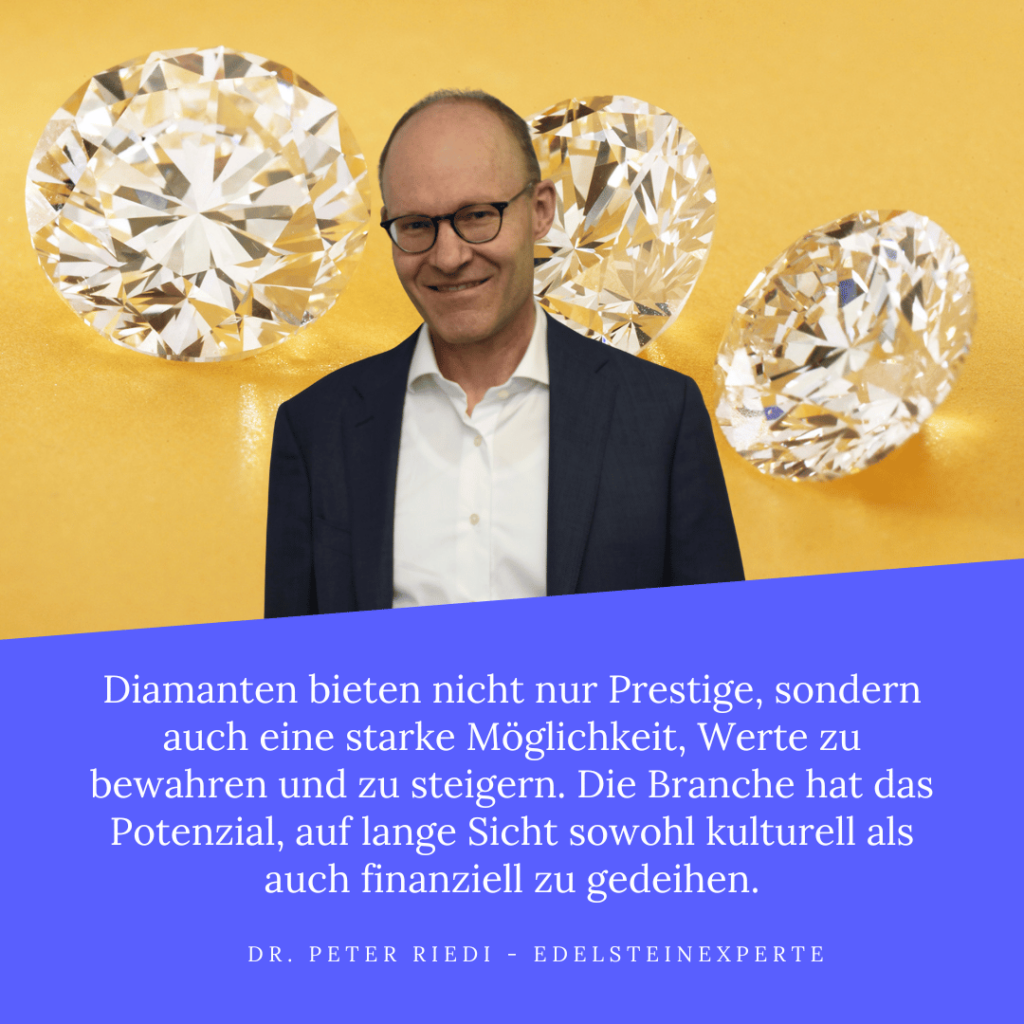 Dr Peter Riedi über die Beständigkeit von Diamanten