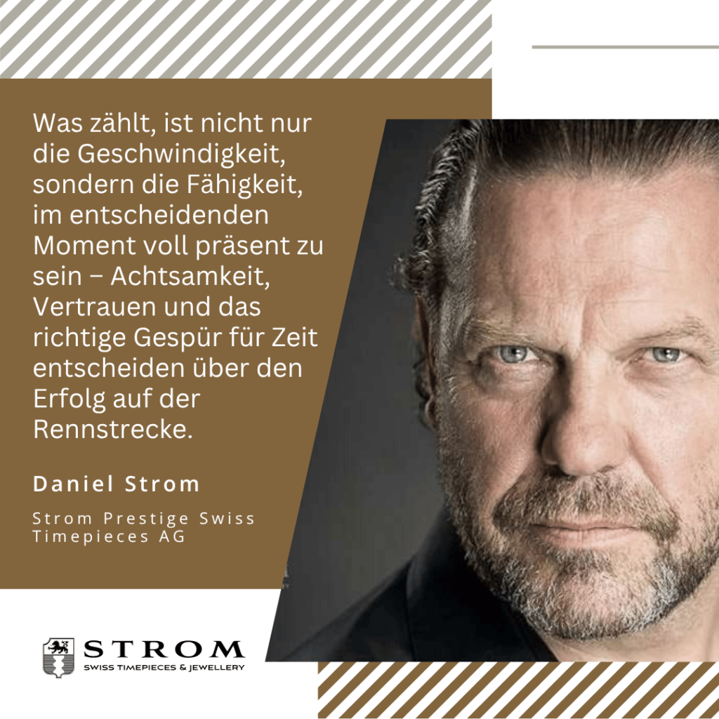 Geschwindigkeit auf der Strecke und Präzision am Arm - Daniel Strom