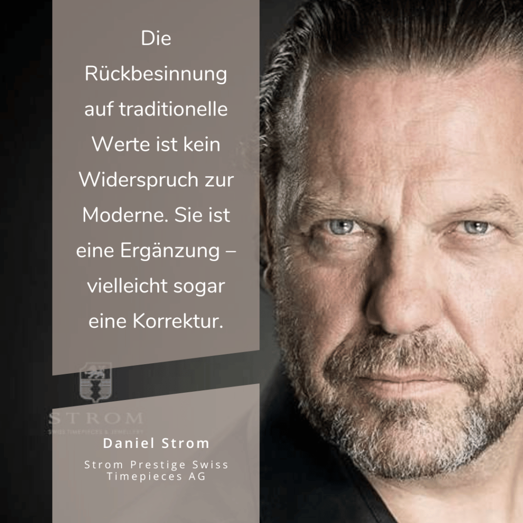 Rückbesinnung auf Werte - Daniel Strom