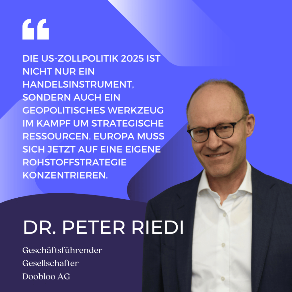 US-Zollpolitik erklärt von Dr. Peter Riedi