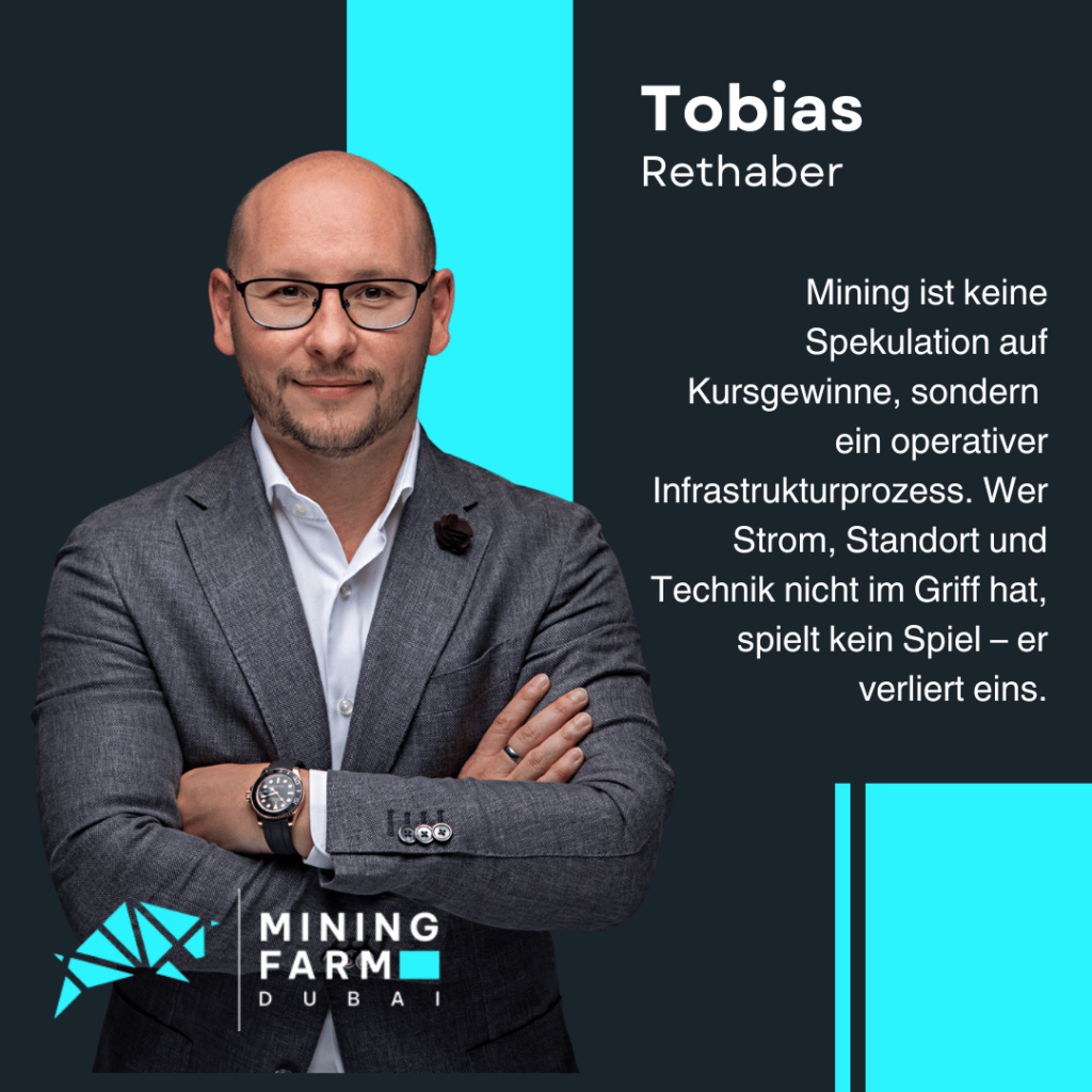 Krypto Mining professionell betreiben - Tobias Rethaber