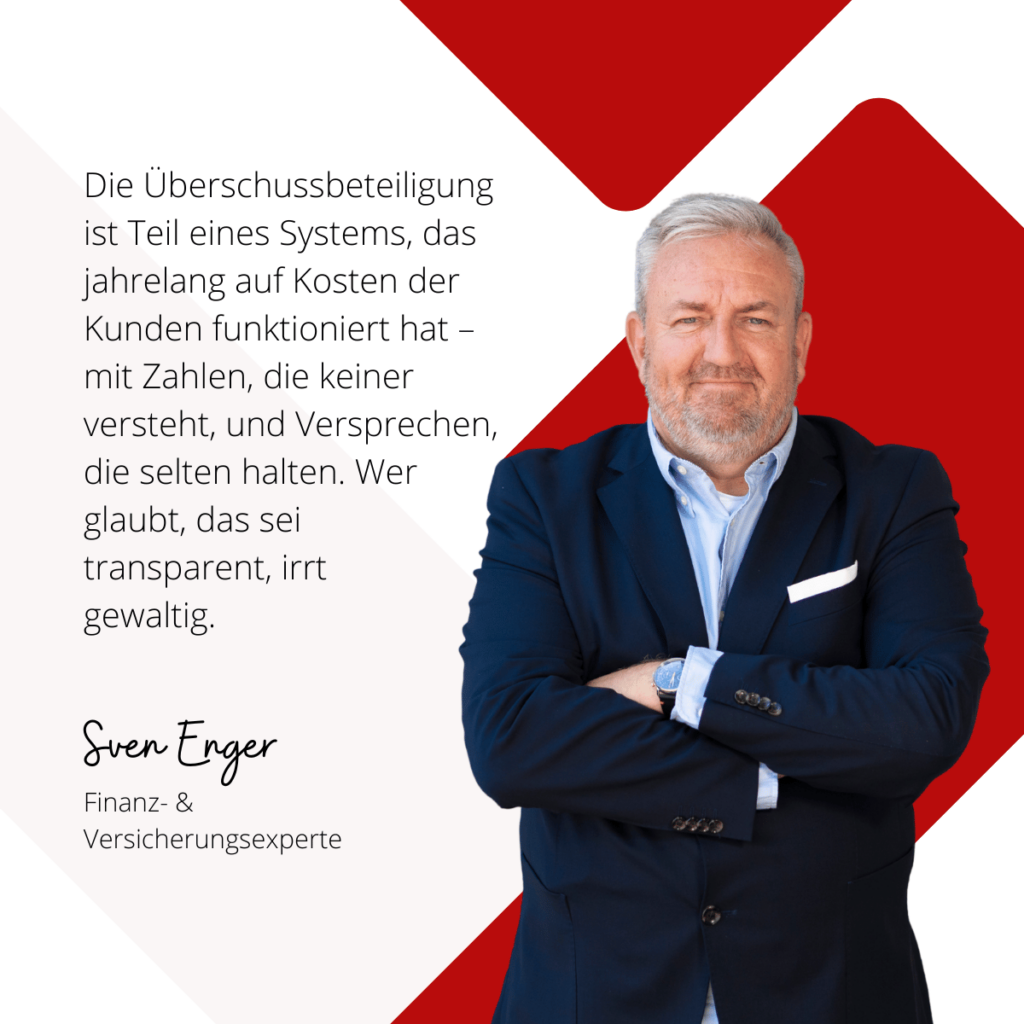 Überschussbeteiligung bei Lebensversicherungen - Sven Enger