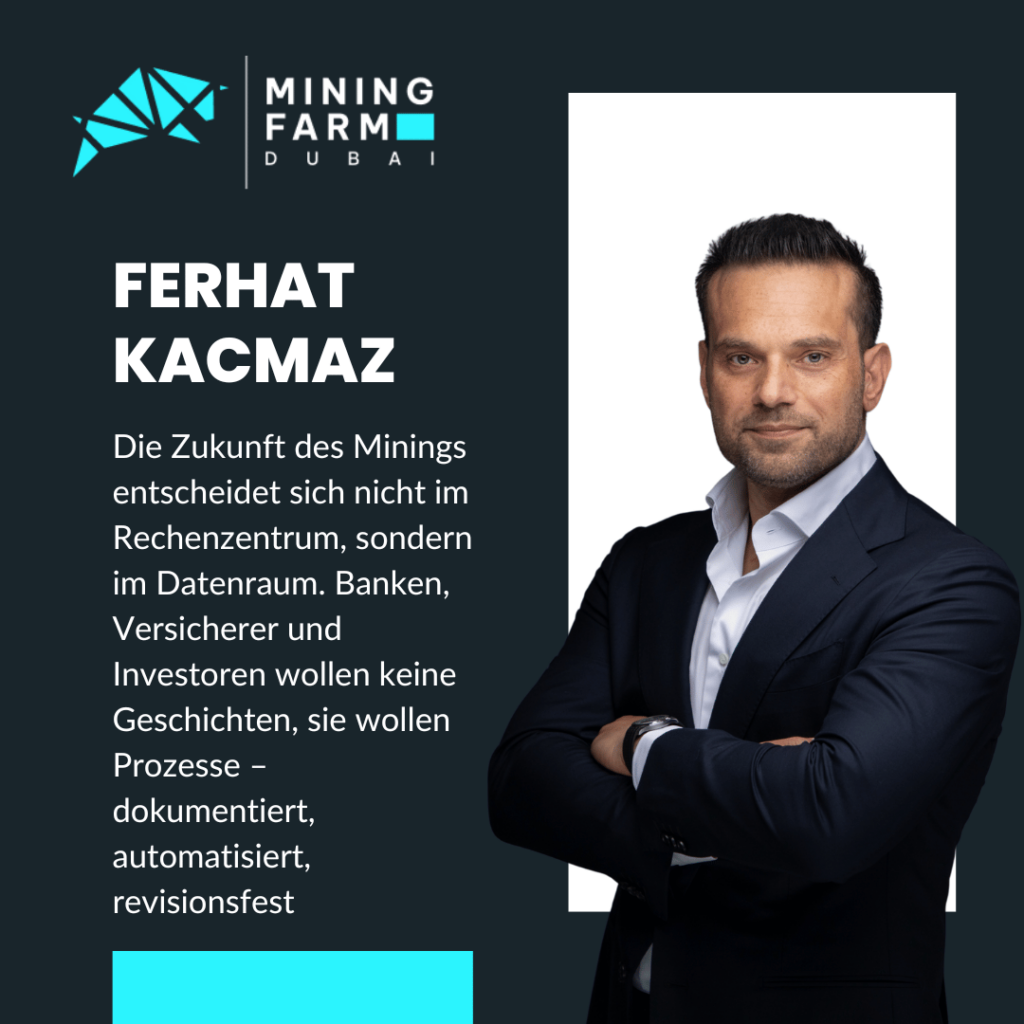 Die Zukunft von Krypto Mining liegt im Datenraum - Ferhat Kacmaz