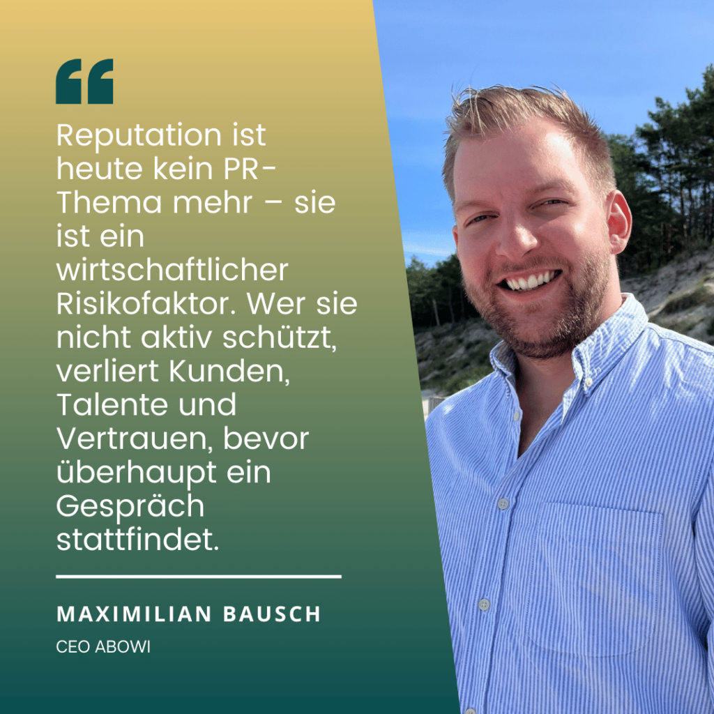 Reputation als Risikofaktor - Maximilian Bausch