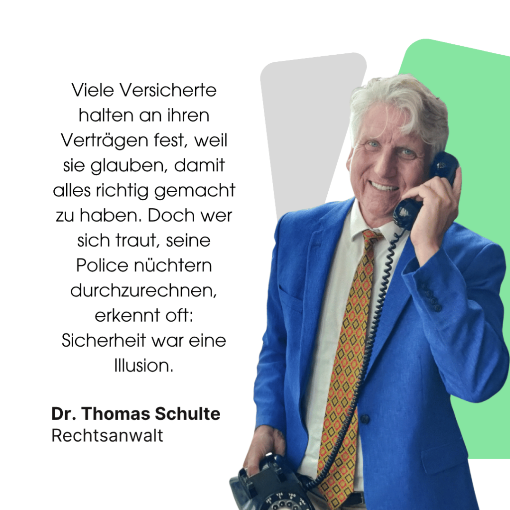 Alte Lebensversicherungen prüfen - Dr Thomas Schulte