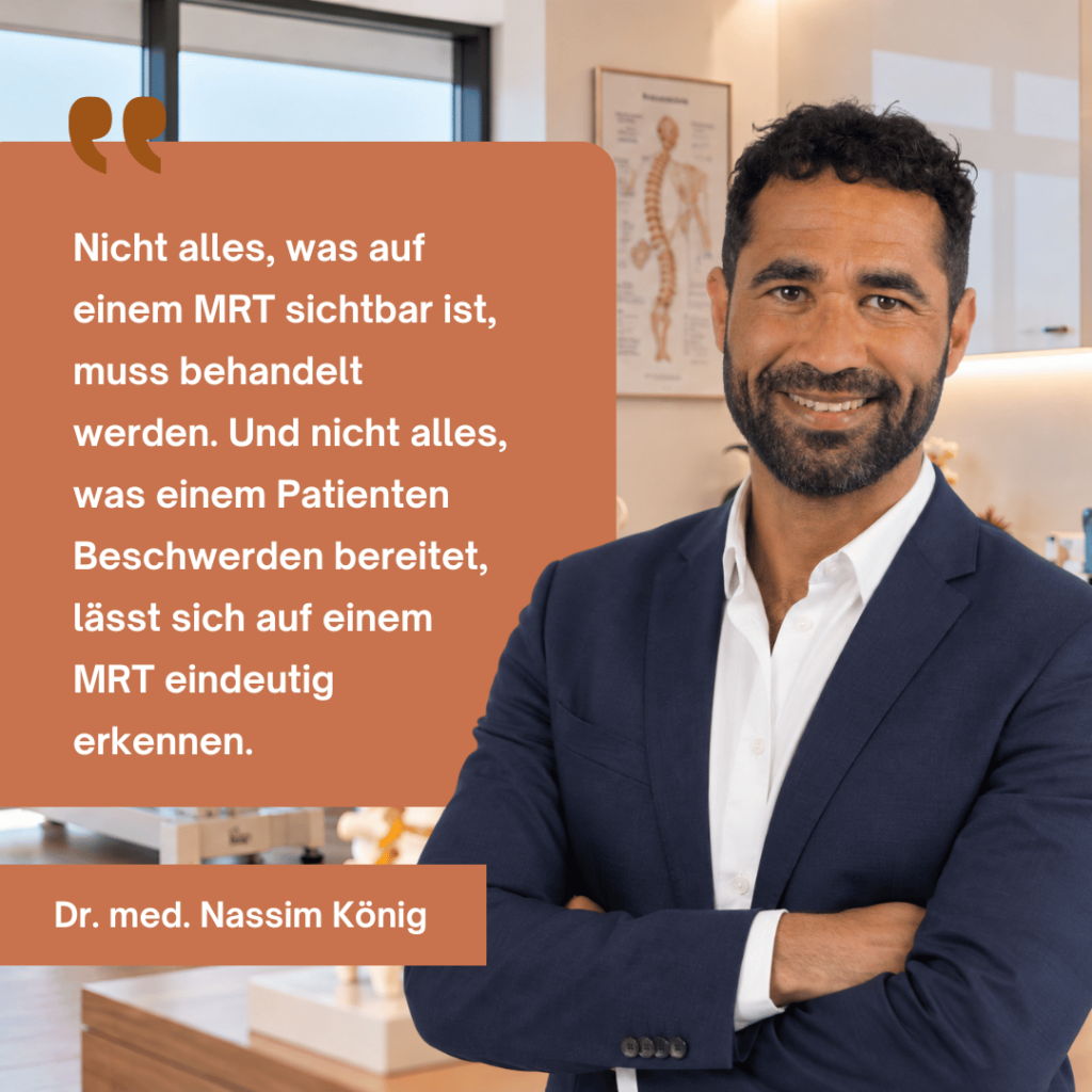 Behandlung Bandscheibe nach MRT - Dr Nassim König